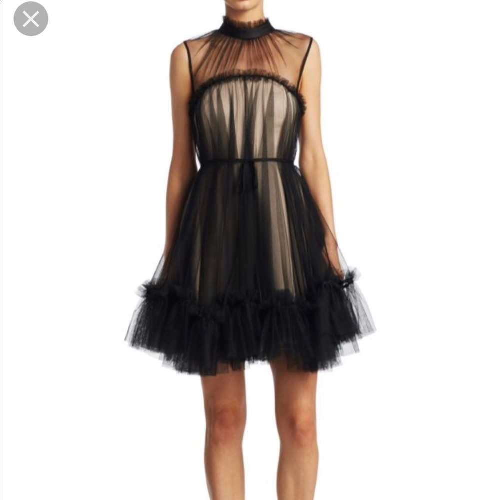 Zac posen Mesh A lane coctail dress